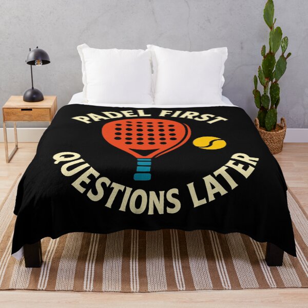 Item preview, Padel First Questions Later Fun Sport designed and sold by LuminOrb.