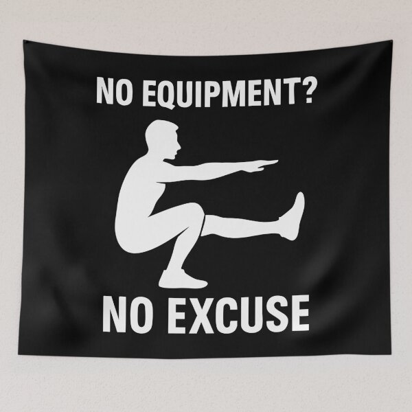 Item preview, No Equipment No Excuse Calisthenics Gym Training designed and sold by LuminOrb.