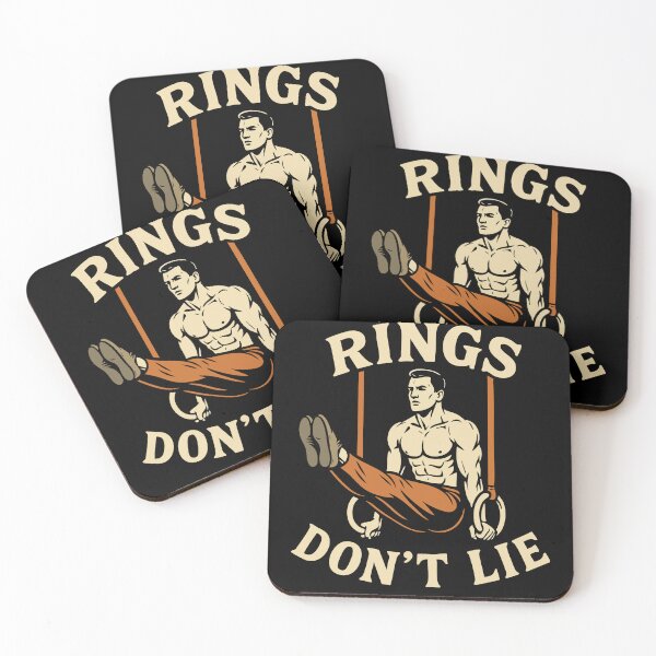 Item preview, Rings Don't Lie Calisthenics Fitness Gym Training designed and sold by LuminOrb.