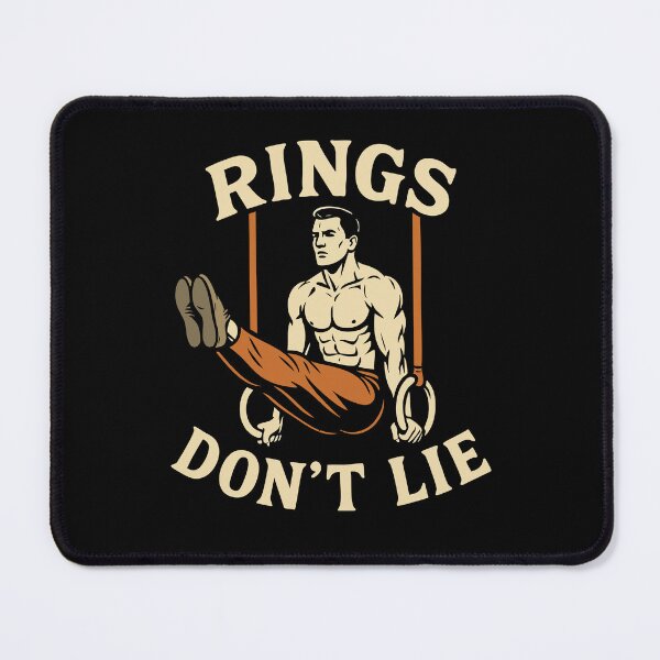 Item preview, Rings Don't Lie Calisthenics Fitness Gym Training designed and sold by LuminOrb.