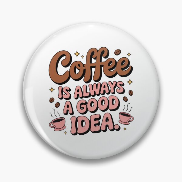Item preview, Coffee Is Always a Good Idea Lettering designed and sold by QuietBloom80.