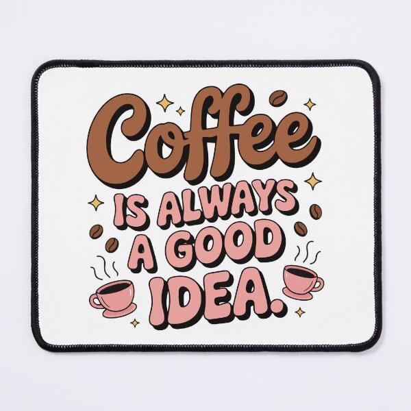 Item preview, Coffee Is Always a Good Idea Lettering designed and sold by QuietBloom80.