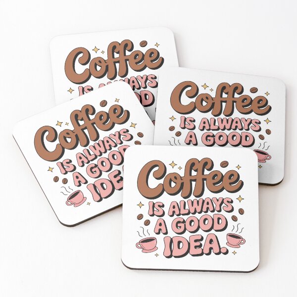 Item preview, Coffee Is Always a Good Idea Lettering designed and sold by QuietBloom80.