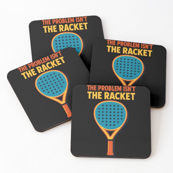 Item preview, Padel Funny The Problem Isn't The Racket designed and sold by LuminOrb.
