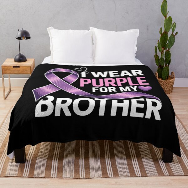 Item preview, I WEAR PURPLE FOR MY BROTHER Alzheimer Awareness Walk designed and sold by TyraYoung.