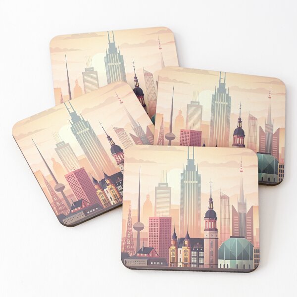 Item preview,  Minimalist skyline of Hamburg designed and sold by paulrommer.