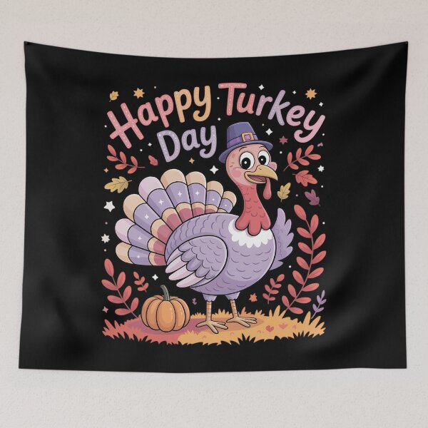 Item preview, Thanksgiving Female Turkey Happy Turkey Day designed and sold by JulienAureo.