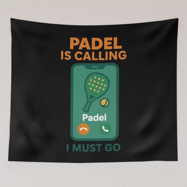 Item preview, Padel Is Calling I Must Go Padel Design designed and sold by LuminOrb.