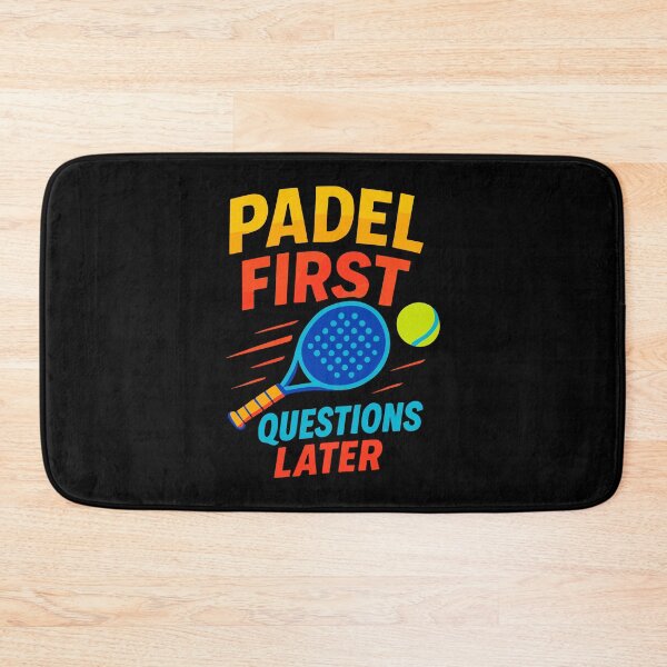 Item preview, Padel First Questions Later Paddle Tennis designed and sold by LuminOrb.