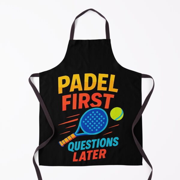 Item preview, Padel First Questions Later Paddle Tennis designed and sold by LuminOrb.