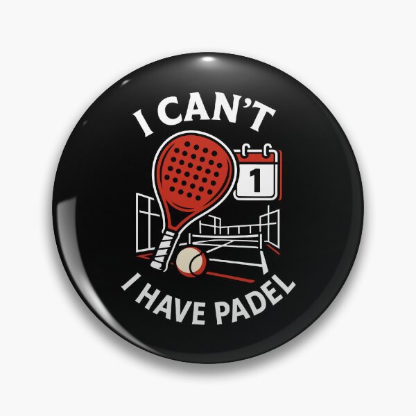 Item preview, I Can't I Have Padel Funny Sport Design designed and sold by LuminOrb.