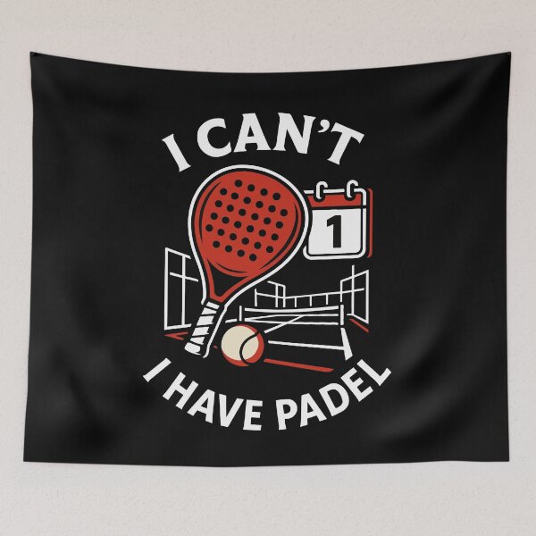 Item preview, I Can't I Have Padel Funny Sport Design designed and sold by LuminOrb.