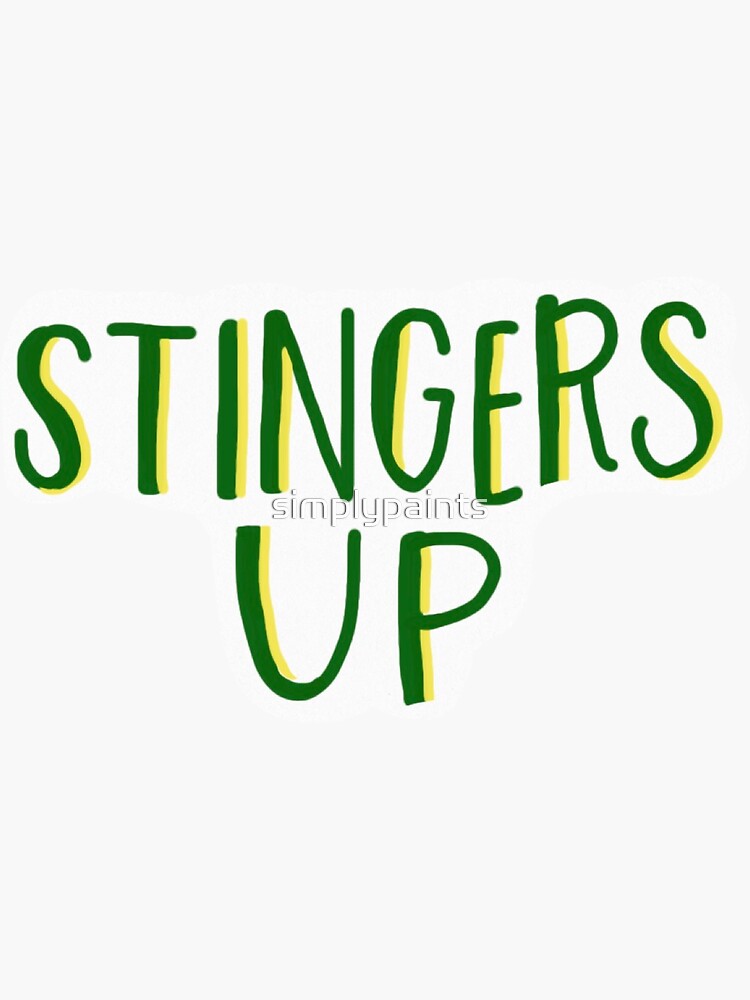 stingers-up-sac-state-sticker-for-sale-by-simplypaints-redbubble