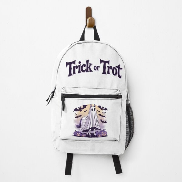 Item preview, Trick Or Trot Horse Lover Halloween Ghost Pumpkin Bat designed and sold by GregArtShop.