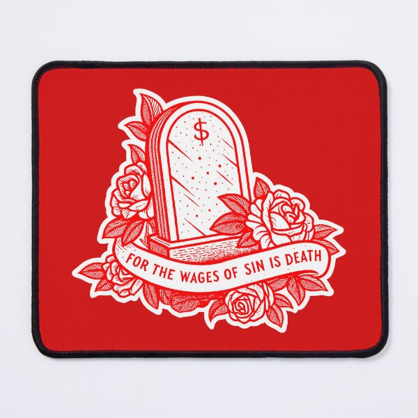 Item preview, Romans 6:23 For The Wages Of Sin Is Death designed and sold by plushism.