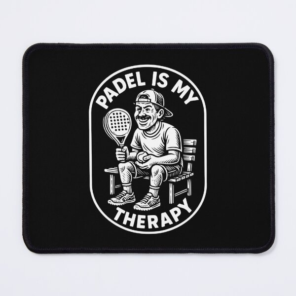 Item preview, Padel Is My Therapy Funny Padel Tennis designed and sold by LuminOrb.