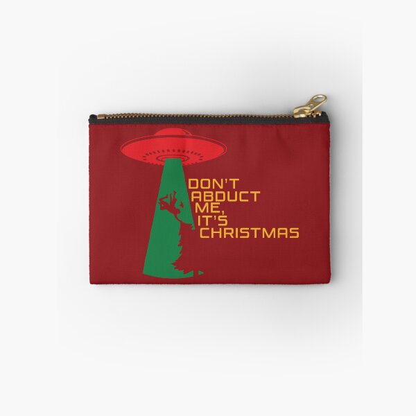 Item preview, Don't Abduct Me, It's Christmas - Funny Alien Holiday Design designed and sold by Fun Funky Designs.