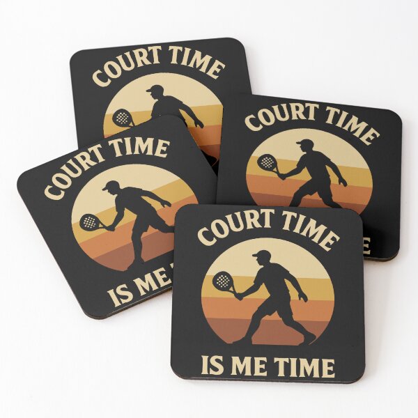 Item preview, Padel Court Time Is Me Time Funny Sport designed and sold by LuminOrb.