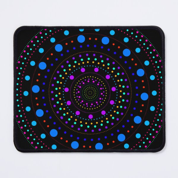 Item preview, Colorful circular dot art designed and sold by mellowmornings.