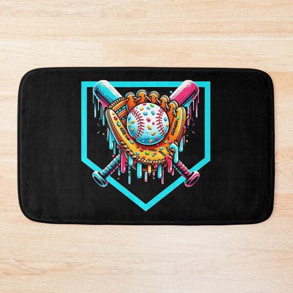 Item preview, Baseball Dripping Ice Cream Drip  designed and sold by miaa-artistshop.