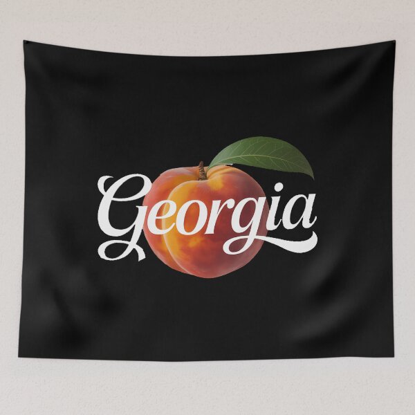 Item preview, Georgia Peach Typography Souvenir designed and sold by Moon-Ape.
