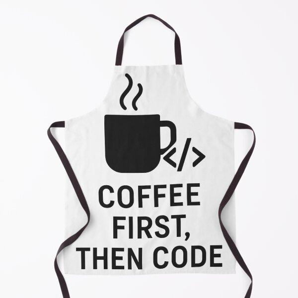 Item preview, First Coffee, Then Code - Programmer & Geek Humor T-Shirt Design designed and sold by Eric Nagel.