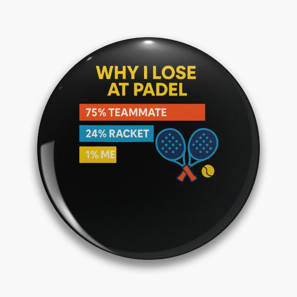 Artikelvorschau, Warum ich beim Padel verliere Lustige Sportgrafik entworfen und verkauft von LuminOrb.