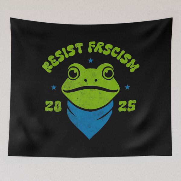 Item preview, Resist 90s Funny Protest Quote Frog Frogs Portland designed and sold by MiroslaWeidno.