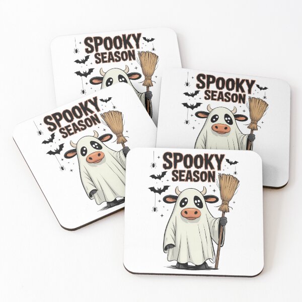 Item preview, Ghost Cow Halloween Animals Cow Lover Spooky Season designed and sold by Moon-Ape.