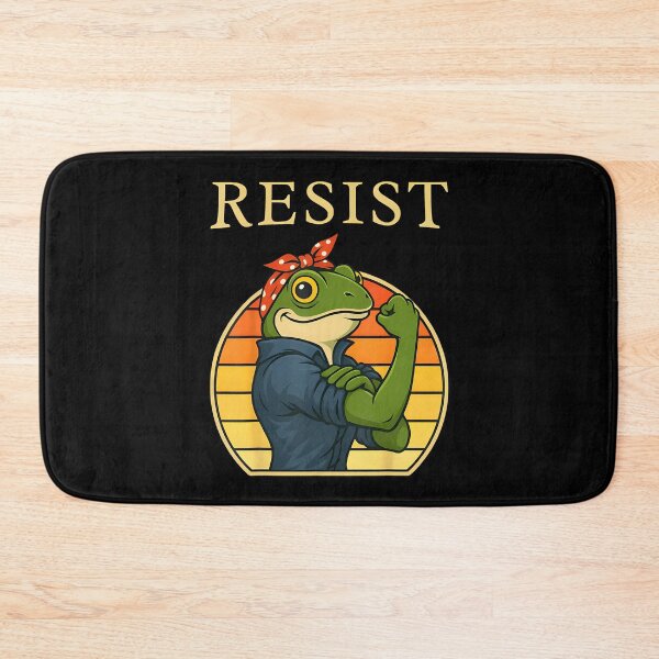 Item preview, Frog Resist Protest Portland Quote 90s Funny Frogs designed and sold by MiroslaWeidno.