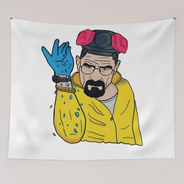 Artikelvorschau, Walter White entworfen und verkauft von Tape2Sticker.