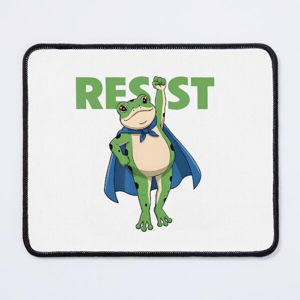 Item preview, Quote Resist 90s Portland Frogs Funny Protest Frog designed and sold by MiroslaWeidno.