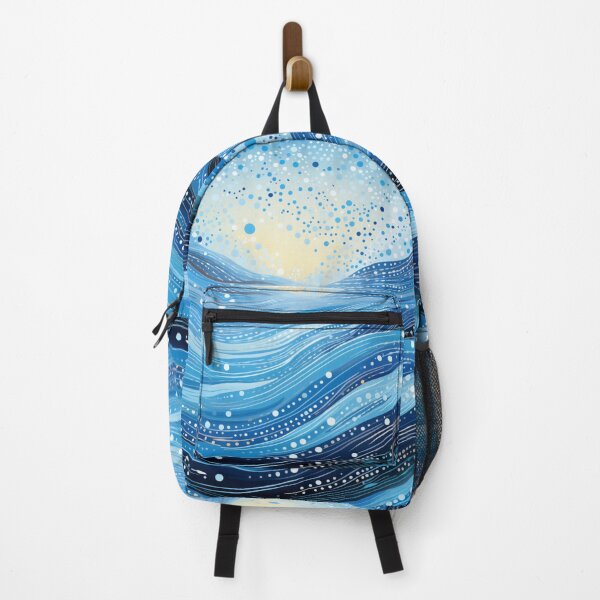 Item preview, Aboriginal Inspired Dot Art - Winter Ocean designed and sold by GrinGalore.
