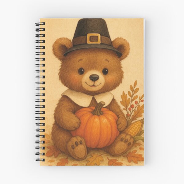 Item preview, Bear with pumpkin, Thanksgiving festival designed and sold by Mauswohn.