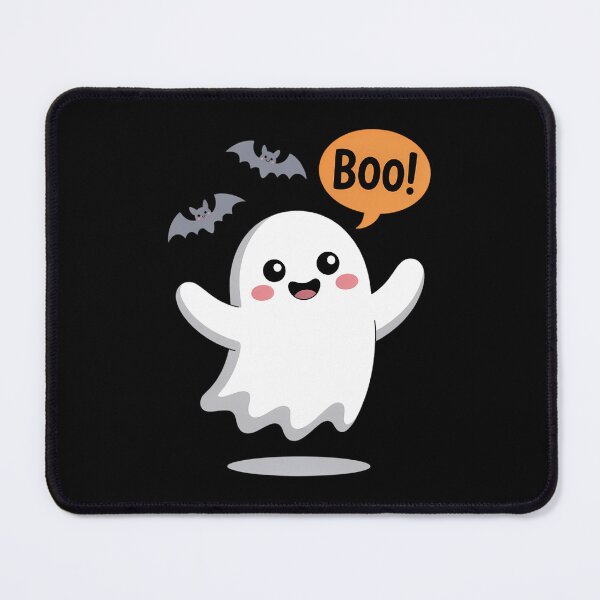 Item preview, Ghost Saying Boo Spooky Halloween Cute toddler boys girls designed and sold by Moon-Ape.