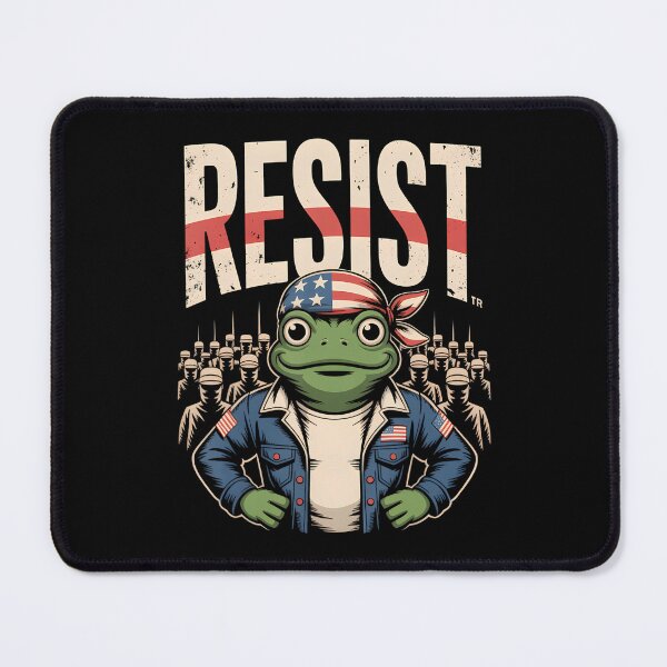 Item preview, 90s Frog Funny Portland Quote Frogs Resist Protest designed and sold by MiroslaWeidno.