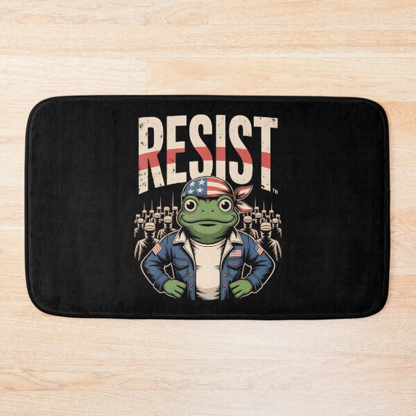 Item preview, 90s Frog Funny Portland Quote Frogs Resist Protest designed and sold by MiroslaWeidno.