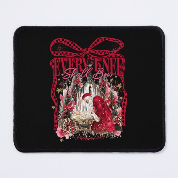 Item preview, Vintage Every Knee Jesus Bow Christian Shall Holiday Quote Christmas designed and sold by JackyEstera.