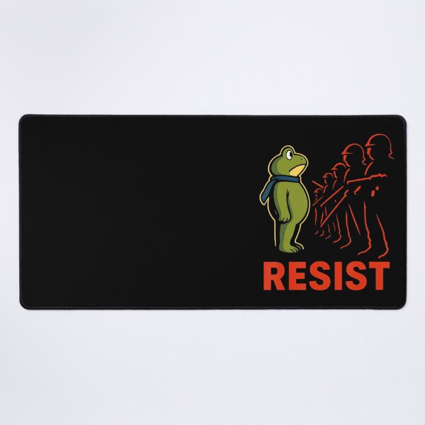 Item preview, Funny Frogs Protest 90s Quote Frog Resist Portland designed and sold by MiroslaWeidno.