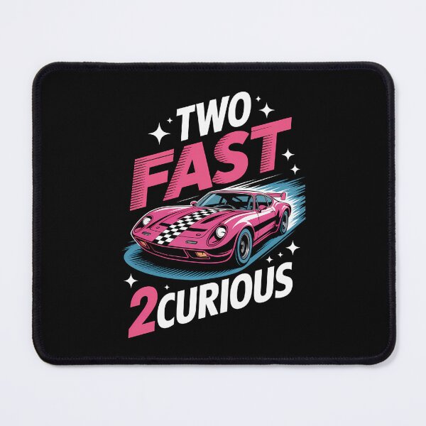 Item preview, Girl Race Car Birthday Decorations Two Fast 2 Curious 2nd designed and sold by Moon-Ape.