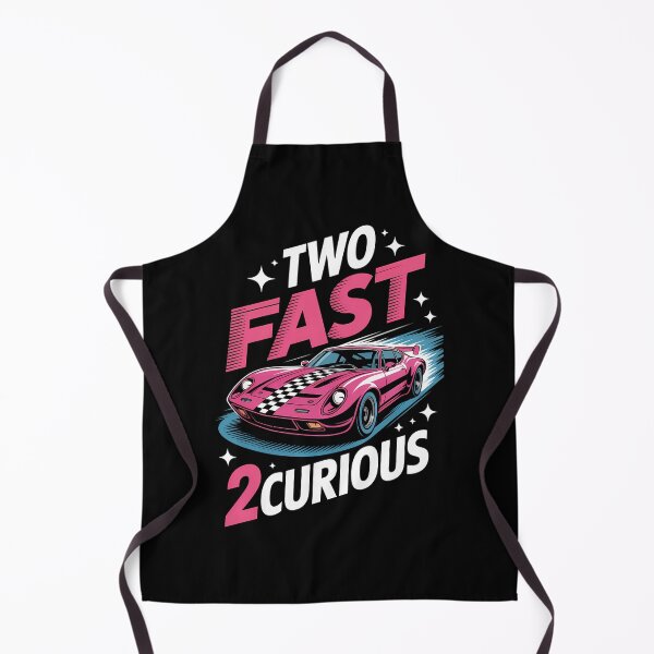 Item preview, Girl Race Car Birthday Decorations Two Fast 2 Curious 2nd designed and sold by Moon-Ape.