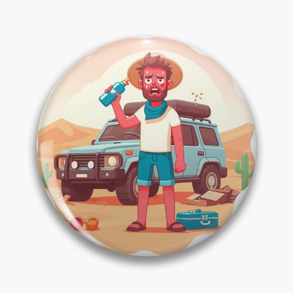 Item preview, Extreme Desert Adventure: Survival and Sweat | Travel Humor and Summer Heat designed and sold by DibuHumor.