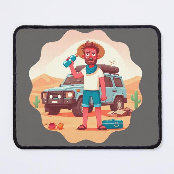 Item preview, Extreme Desert Adventure: Survival and Sweat | Travel Humor and Summer Heat designed and sold by DibuHumor.