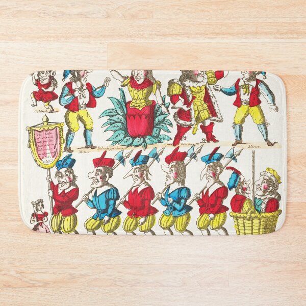 Item preview, Scene from Jack the Giant Killer - Vintage antique children's book illustration designed and sold by Vintage Designs +.