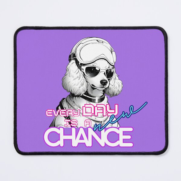 Item preview, Every Day Is a New Chance – Motivational Poodle Design designed and sold by 8-Maxwell-8.