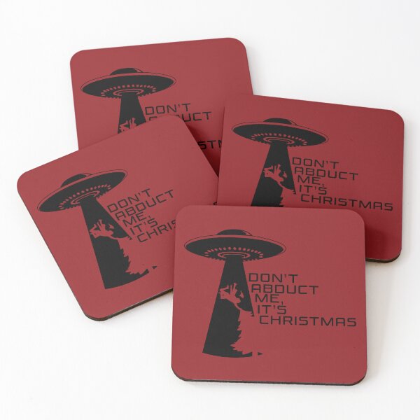 Item preview, Don't Abduct Me, It's Christmas - Funny Alien Holiday Design No 2 designed and sold by Fun Funky Designs.