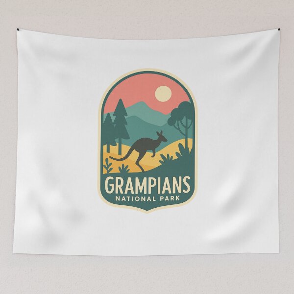 Item preview, Grampians National Park Kangaroo at Sunset Victoria Australia designed and sold by Aryabek.