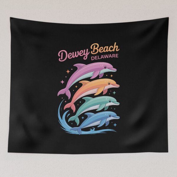 Item preview, Cute Dolphin Lover Dewey Beach Delaware Beach Vacation designed and sold by VENOM0RIOT.