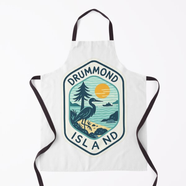 Item preview, Drummond Island Shoreline with Heron and Sunset Michigan designed and sold by Aryabek.