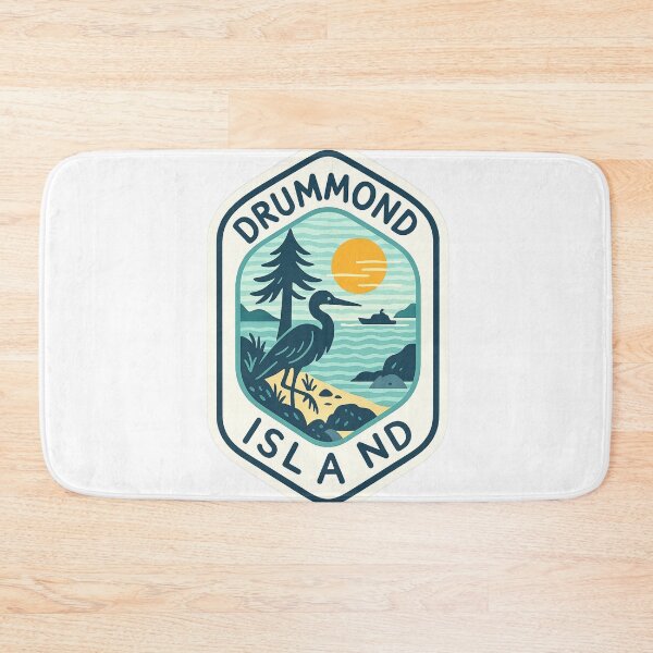 Item preview, Drummond Island Shoreline with Heron and Sunset Michigan designed and sold by Aryabek.